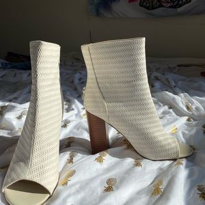 White Ankle Boots